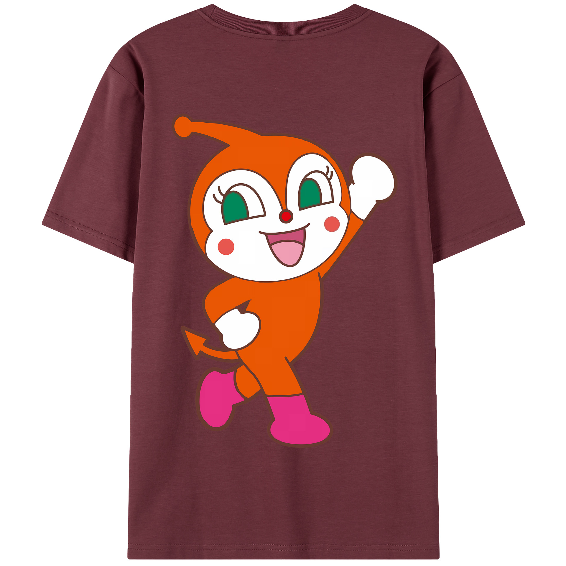 （画像用） アンパンマン Anpanman 綿100％半袖Tシャツ（背面プリント）